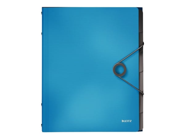 Leitz Solid organiseringsmappe, 6 rom, lyseblå (4569-10-30)