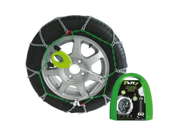 Green Valley Snøkjettinger TXR7 7 mm- (130) - 215/80-14, 205/80-15, 235/65-15, 235/70-15, 255/60-15, 275/50-15, 205/75-16, 215/70-16, 225/65-16, 23...