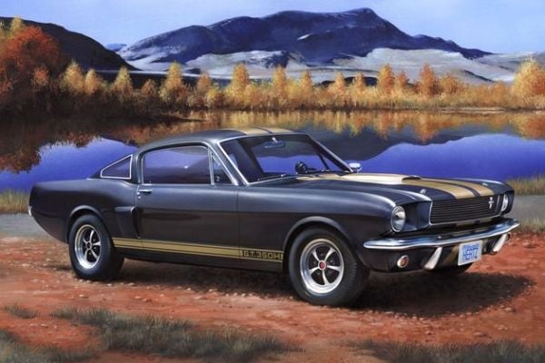 Revell Shelby Mustang GT 350 H, Sportsbil, Monteringssett, 1:24, Shelby Mustang GT 350 H, Alle kjønn, Plast