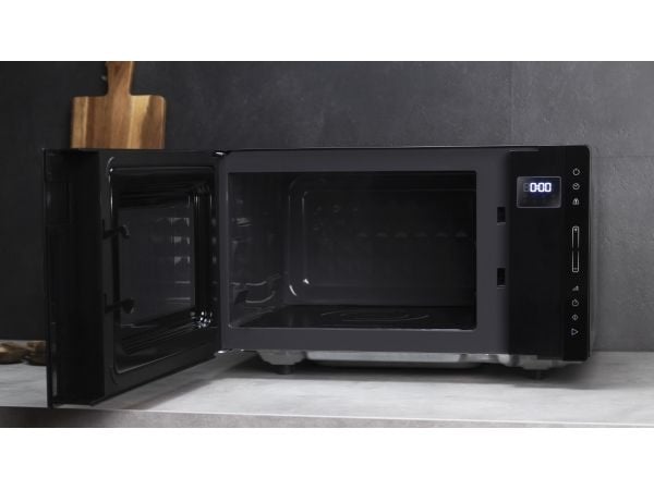 Cecotec GrandHeat 2300 Flatbed Touch, Pöytämalli, Solo-mikroaaltouuni, 23 L, 800 W, Kosketus, Musta