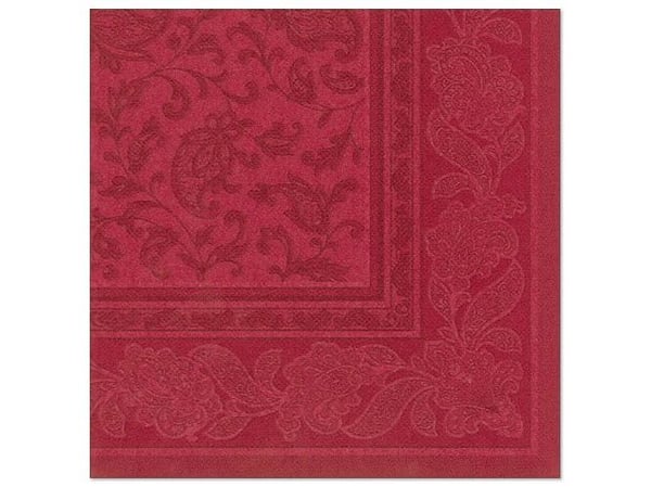 Papstar 11668, Bordeaux, Serviet, Mønster, 54 g/m², 400 mm, 40 cm
