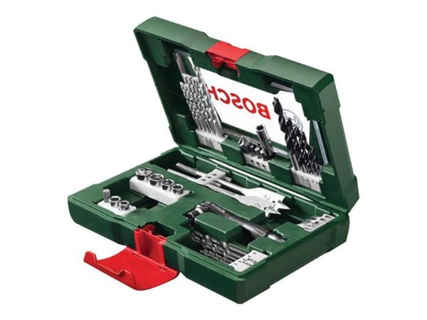 Bosch V-Line - Spissett for skrutrekker og bor - for tre, metall, stein - senkebor, bor, spadedel - 41 deler - torx, phillips, pozidriv, hex, slot ...