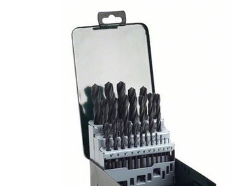 Bosch HSS-R - Borsett - for metall - 25 deler