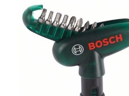 Bosch - Ruuvinväännin ja bittipaketti - 10 kpl