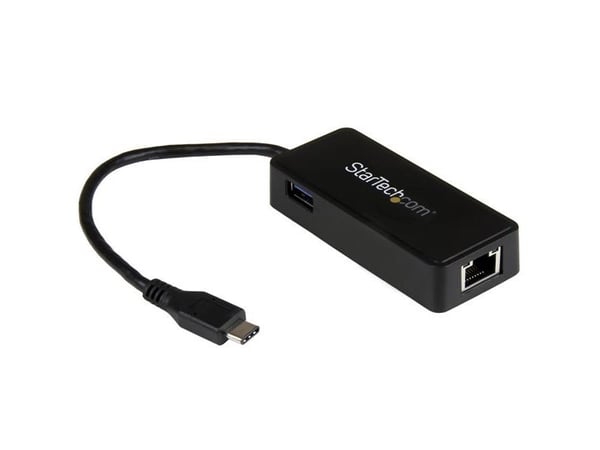 StarTech.com USB-C Ethernet Gigabit -sovitin - Thunderbolt 3 -yhteensopiva - C-tyypin USB-verkkosovitin - USB C Ethernet -sovitin (US1GC301AU) - Ve...