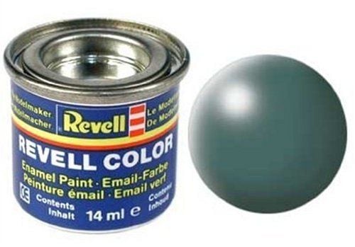 Revell Leaf green, silk RAL 6001 14 ml-tin, Grön, 1 styck
