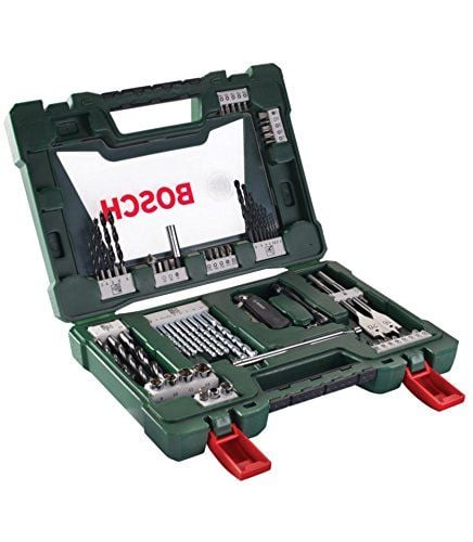 Bosch V-Line - Spissett for skrutrekker og bor - for tre, metall, stein - senkebor, bor, spadedel - 68 deler - torx, phillips, pozidriv, hex, slot ...