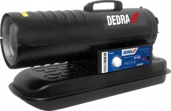DEDRA DED9950A, Industriell värmefläkt, 20000 W, Bärbar, Svart, 365 m³/h, 1,65 l/h