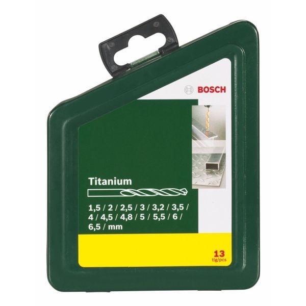 Bosch HSS-TiN - Borsett - for metall - 13 deler