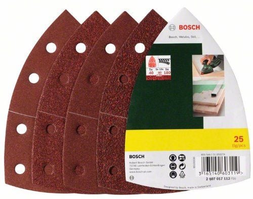 Bosch SLIBEBLADSÆT PSM 102X62MM 11H 25STK PL