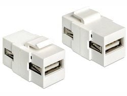 Delock - Modulär insats (koppling) - USB Type A