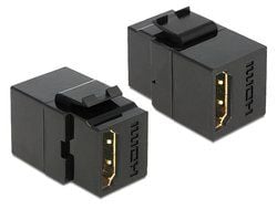 Delock - Trapes-jakk - HDMI - svart