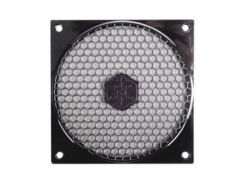 Silverstone FF121B, Tuuletusritilä, musta, 120 x 120 x 4,68 mm, 20 g