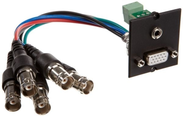 Bachmann - Modulær facilitet plade snape-in - HD-15, 3,5 mm stereo minijakki