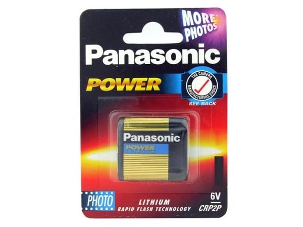 CR-P2 60V-1600MAH LITIUM KAMERABATTERI 1 STK. I BLISTERI