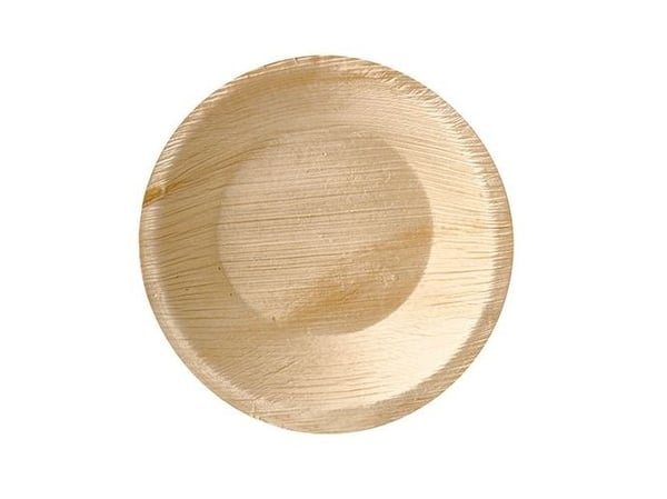 Papstar 87194, Kulho, Pyöreä, Palmun lehti, Luonnollinen, Yksivärinen, 25 kpl