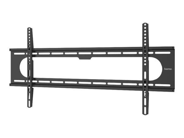 Hama FIX "Strong" - Konsol - för TV - stål - svart - skärmstorlek: 37"-90" - väggmonterbar