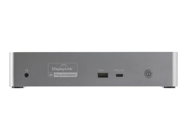 StarTech.com USB-C Dock, 4K 60Hz Quad Monitor DisplayPort & HDMI, Universal USB C Docking Station with 100W Power Delivery Charging, USB Hub w/ 1x ...