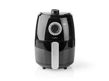 Nedis KAAF120FBK, Varmluftsfrityr, 2,4 l, 80 °C, 200 °C, 30 min, Single/enkelt