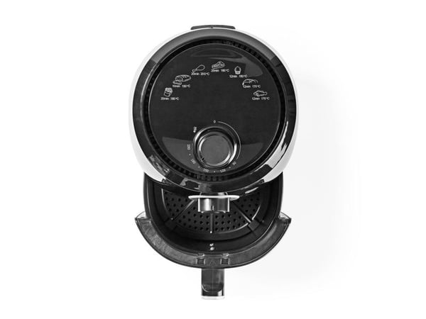 Nedis KAAF120FBK, Varmluftsfrityr, 2,4 l, 80 °C, 200 °C, 30 min, Single/enkelt