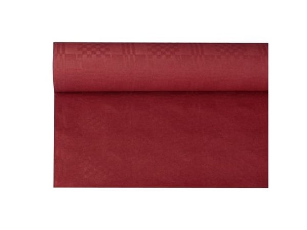 Papstar 18597, Rektangulær, Bordeaux, Papir, Bordduk, 120 x 800 cm, 1 stykker