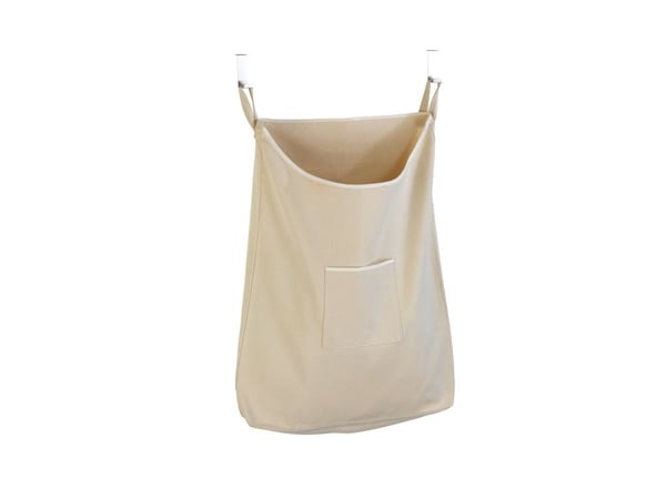 WENKO Canguro, 65 l, Bomull, Rustfritt stål, Beige, Sølv, Hengekrok, 520 mm, 100 mm