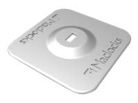 Compulocks Universal VHB Adhesive Security Plate - Monteringskomponent (universalmonteringsplatta) - för surfplatta - silver - för P/N: UTHW