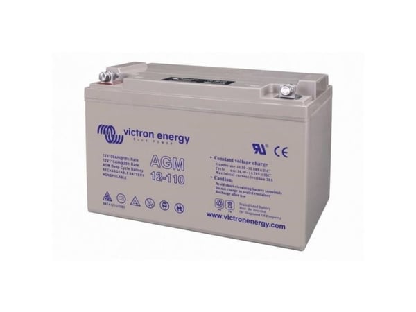 Victron Energy Super Cycle blybatteri 12 V 100 Ah blyfleece (B x H x T) 26 x 21,5 x 16,8 cm M6 skrutilkobling lav selvutlading