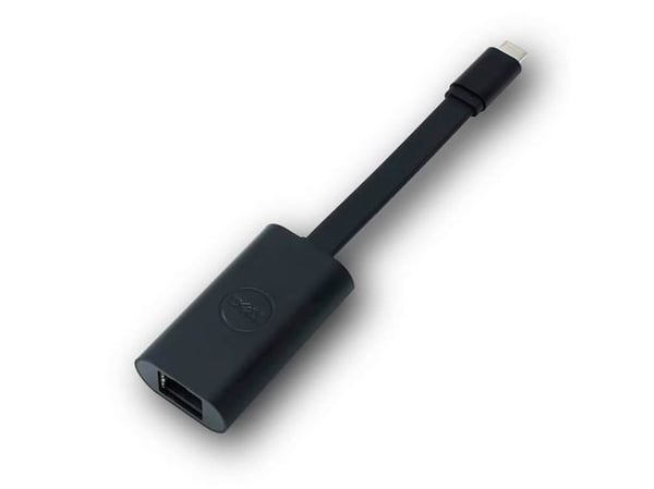 Dell - Nätverksadapter - USB-C - Gigabit Ethernet - svart - för Latitude 5285 2-in-1, 5289 2-In-1, 7389 2-in-1; XPS 12 9250, 13 93XX, 15 95XX