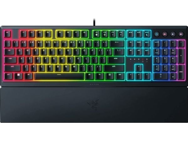 Razer Ornata V3 - Tastatur - lavprofil - bakgrunnsbelyst - USB - QWERTY - USA
