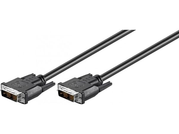 Goobay MMK 120-200 18+1 DVI-D 2m, 2 m, DVI-D, DVI-D, Sort, Hankjønn/hankjønn