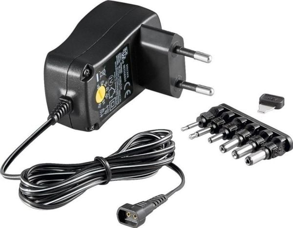Goobay 67950, Universell, Innendørs, 100-240 V, 12 V, 0,6 A, Sort