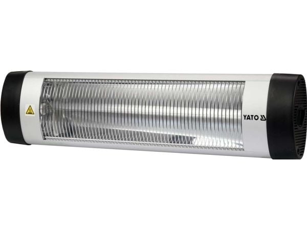 Yato YT-99530, Infrarød elektrisk romvarmer, Quartz glass, 1,9 m, IPX0, Inne & Ute, Tak, Gulv, Vegg