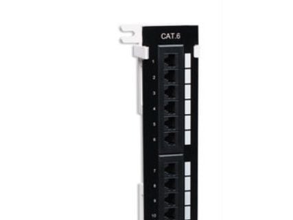 Intellinet 560269, IEEE 802.3, IEEE 802.3ab, IEEE 802.3u, Raskt Ethernet, Gigabit Ethernet, RJ-45, Gull, U/UTP (UTP), Rackmontering