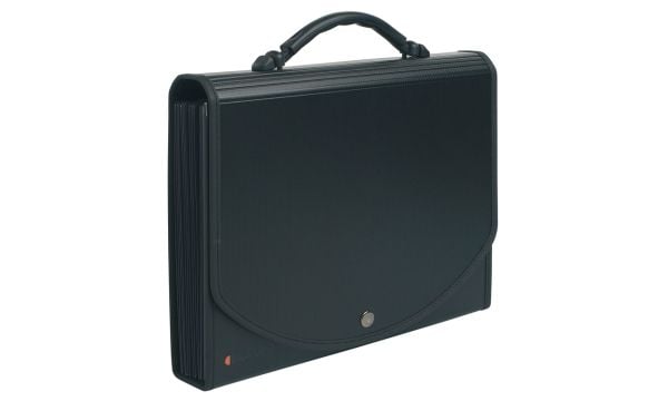 Harmonikamappe Exactive® A4 sort