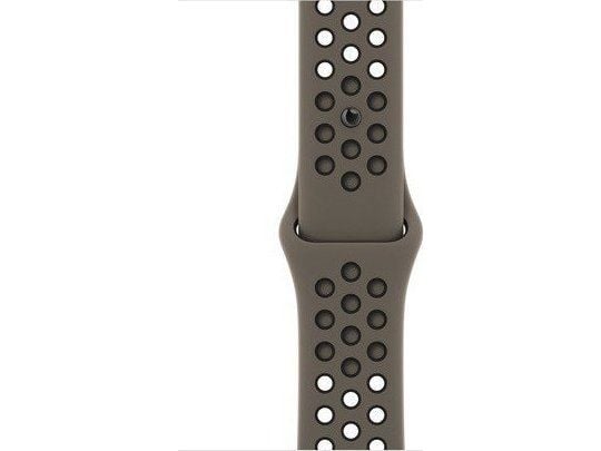 Apple Nike - Rem älykellolle - 41 mm - Almindelig størrelse - oliivinharmaa/musta