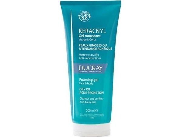 Ducray Keracnyl vaahtoava geeli 200 ml
