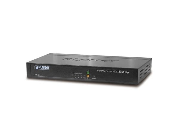 PLANET VC-234 - Router - DSL-modem 4-ports-switch