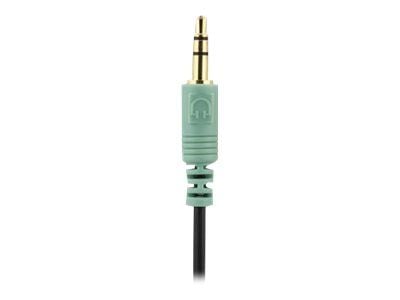 DELTACO HL-51 - Hodetelefoner - full størrelse - kablet - 3,5 mm jakk - svart