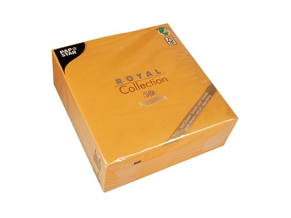 Papstar 82219, Oransje, Tørkepapir, Monokromatisk, 54 g/m², 400 mm, 400 mm