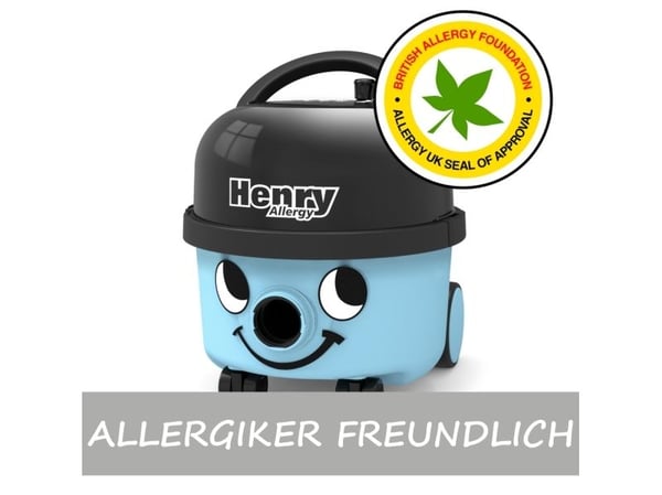 Numatic HENRY Allergy, 620 W, Tynnyri-imuri, Kuiva, Pölypussi, 6 L, HEPA