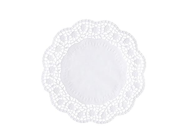 Papstar 12454, Rund, Hvit, Papir, 20 cm
