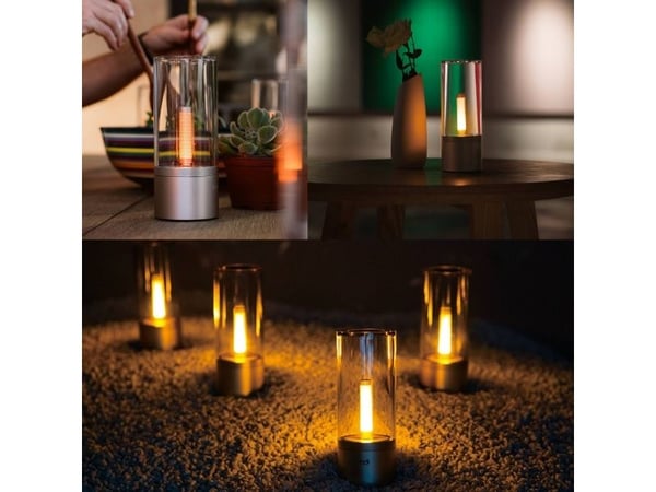 Yeelight Candela - Dekorasjonslampe - 5 W - 1800 K - sylinder