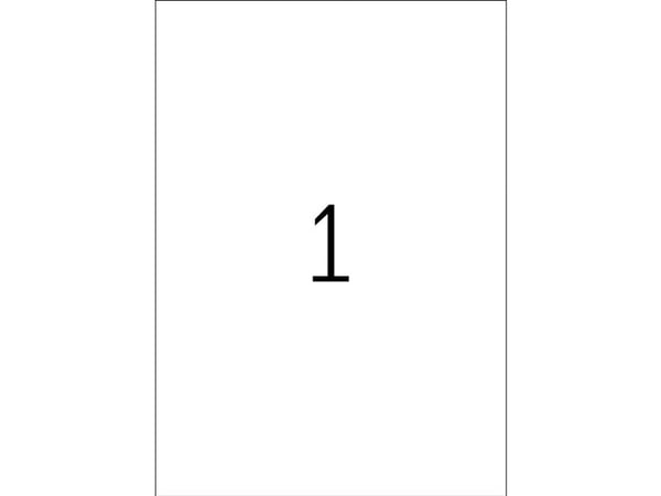 HERMA Special - Papir - blank - permanent selv-adhesiv - hvit - A4 (210 x 297 mm) - 120 g/m² - 10 etikett(er) adresselapper