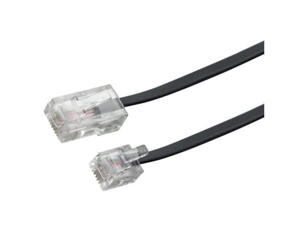 Schwaiger modeemikaapeli RJ11 6P2C -> RJ45 8P2C 3m musta