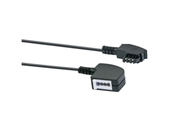 Schwaiger telefonkabel forleng. TAE-F 6P4C -> TAE-F 6P4C 6 m