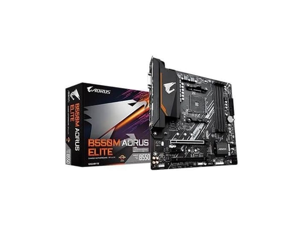 Gigabyte B550M AORUS ELITE, AMD, Stik AM4, 3. sukupolven AMD Ryzen™ 3, 3. sukupolven AMD Ryzen 5, 3. sukupolven AMD Ryzen™ 7, 3. sukupolven AMD Ryz...