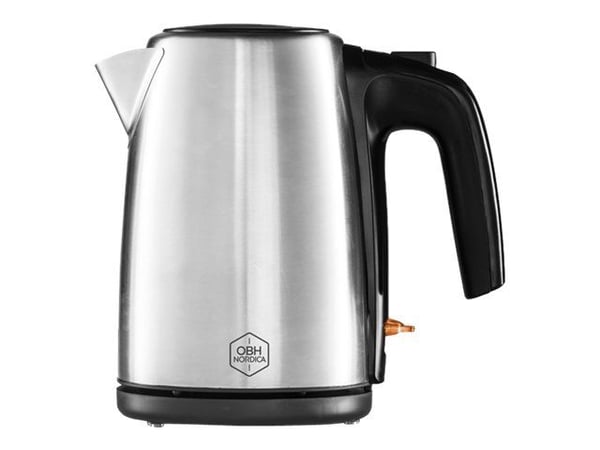 OBH Nordica Centric 6408 - Vattenkokare - 1 liter - 1.7 kW - stål