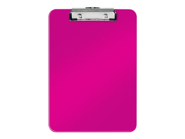 Leitz WOW - Utklippstavle - for A4 (210 x 297 mm) - kapasitet: 80 ark - metallisk rosa