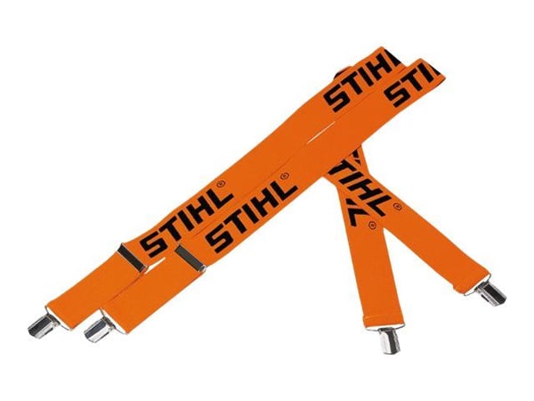 STIHL - Suspenders - 110 x 4 cm - 82 % polyester, 18% elastodiene (natural rubber) - orange
